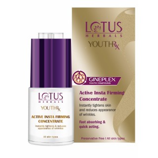 Lotus Herbals YouthRx Active Insta Firming Concentrate, 15ml